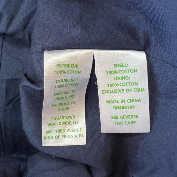 Lilly Pulitzer ‘Valli Shift’ Embroidered Mini Dress, Navy Blue and Gold, size 10 - Picture 10 of 12